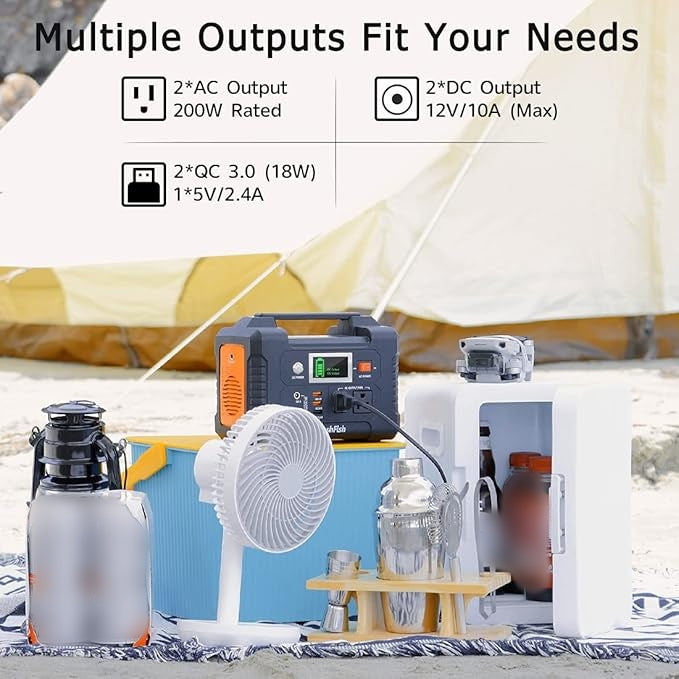 ⏳Time-limited Special⚡200W Portable Power Station with Display
