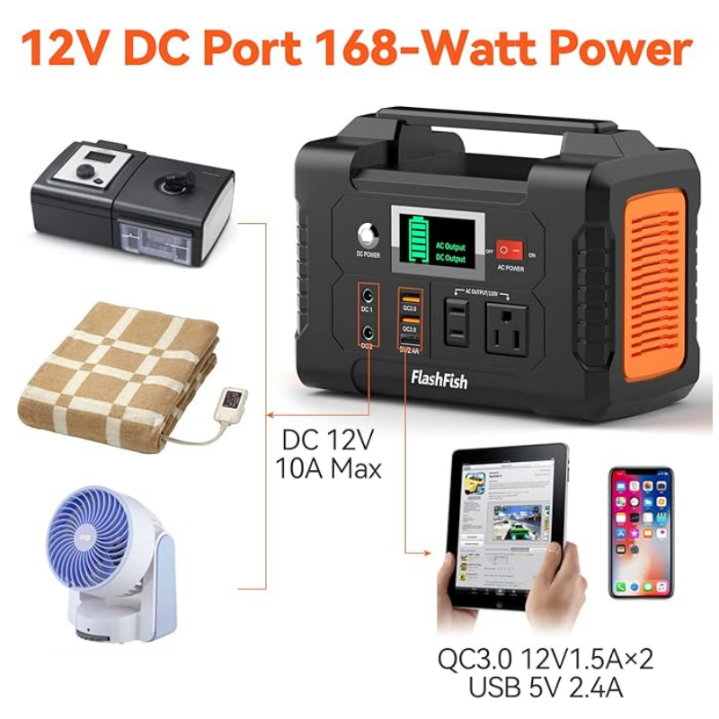 ⏳Time-limited Special⚡200W Portable Power Station with Display