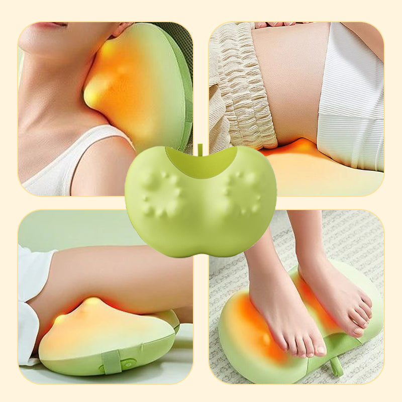 3D Kneading Neck & Back Massage Pillow with Heat