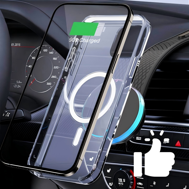 Fast Charging Car Mount with 360° Adjustable Arm