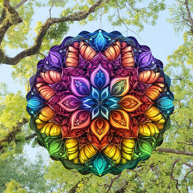 ✨Colorful spinning wind chimes