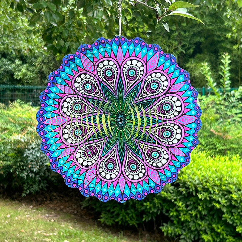 ✨Colorful spinning wind chimes