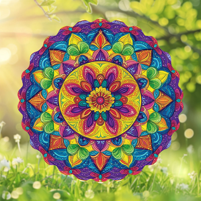 ✨Colorful spinning wind chimes
