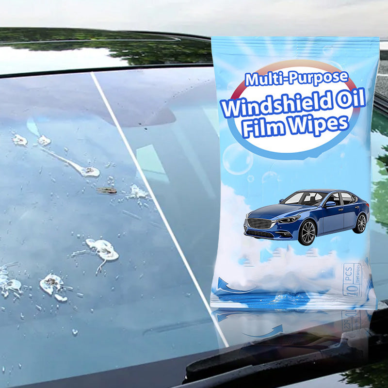 Multi-Purpose Windshield Oil Film Wipes