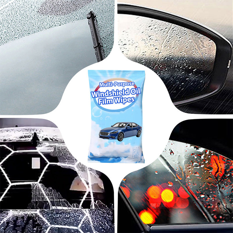 Multi-Purpose Windshield Oil Film Wipes