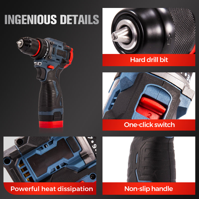 Powerful 2-Speed Cordless Drill Driver
