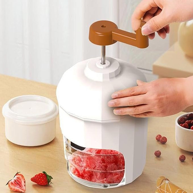Portable Manual Ice Shaver for Home Use