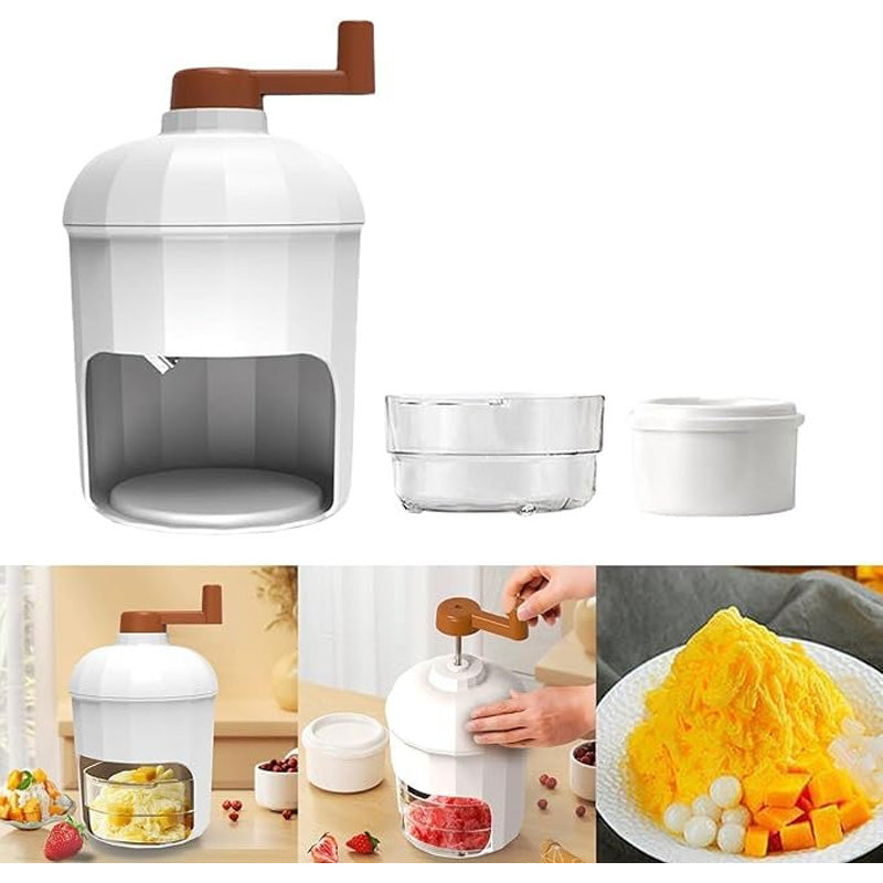 Portable Manual Ice Shaver for Home Use