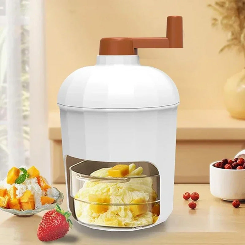 Portable Manual Ice Shaver for Home Use