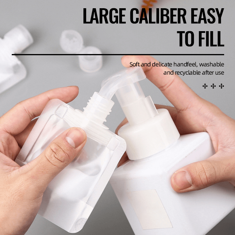 (🌷Super practical stuff ) Portable Travel Fluid Makeup Packing Bag(10 Pcs)