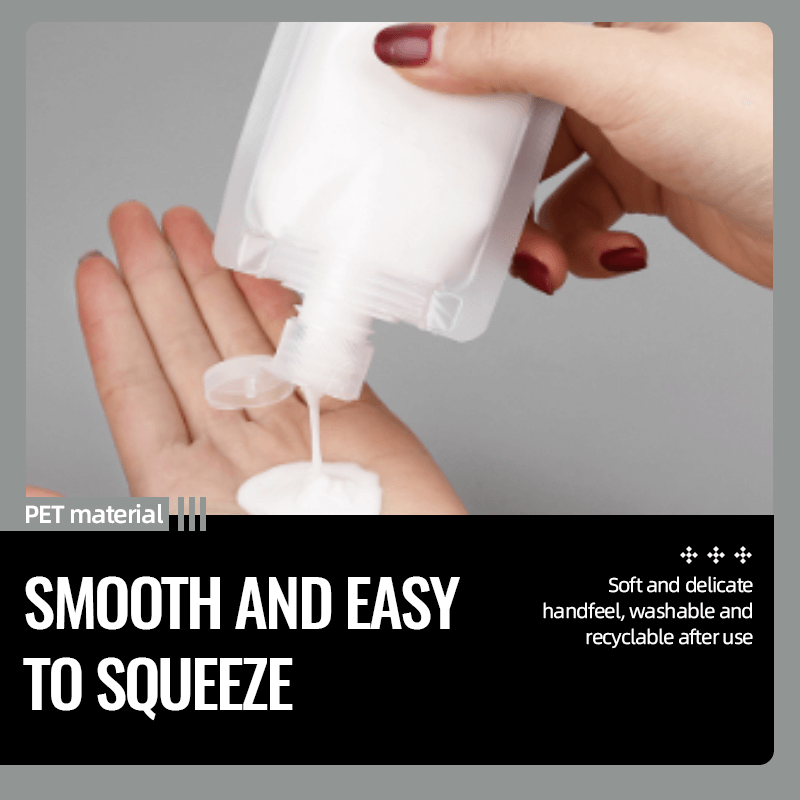 (🌷Super practical stuff ) Portable Travel Fluid Makeup Packing Bag(10 Pcs)