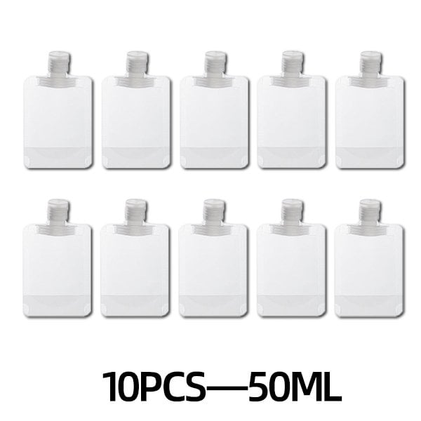 (🌷Super practical stuff ) Portable Travel Fluid Makeup Packing Bag(10 Pcs)