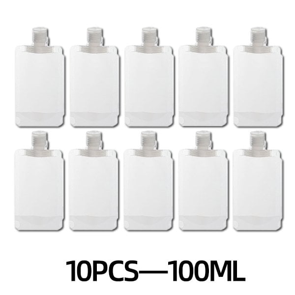 (🌷Super practical stuff ) Portable Travel Fluid Makeup Packing Bag(10 Pcs)