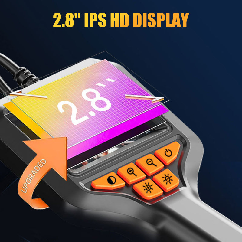 Waterproof HD Borescope with LED Lighting
