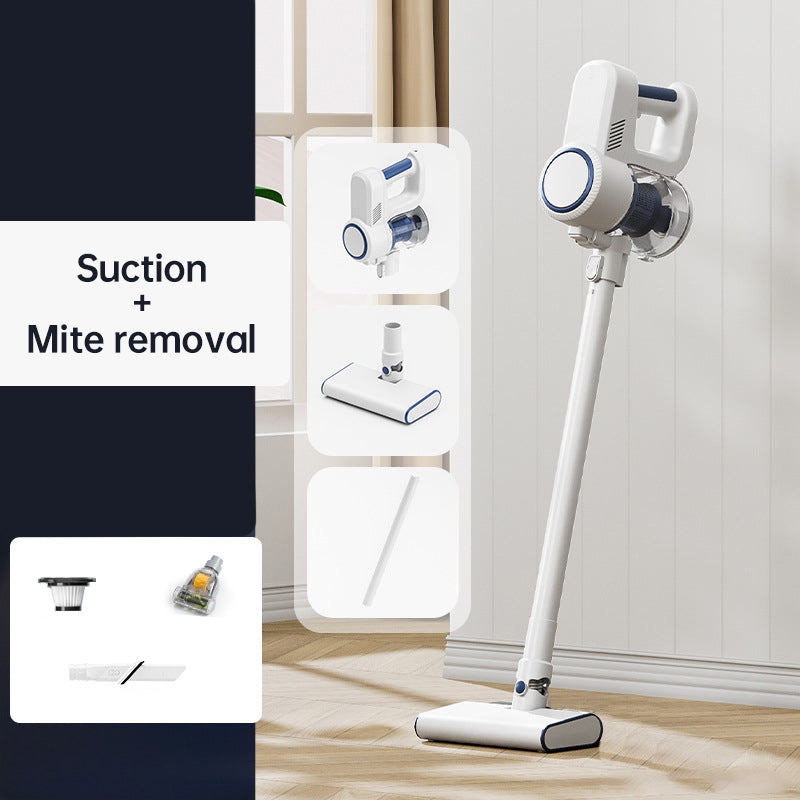 Powerful 500 W handheld vacuum cleaner with mite remover