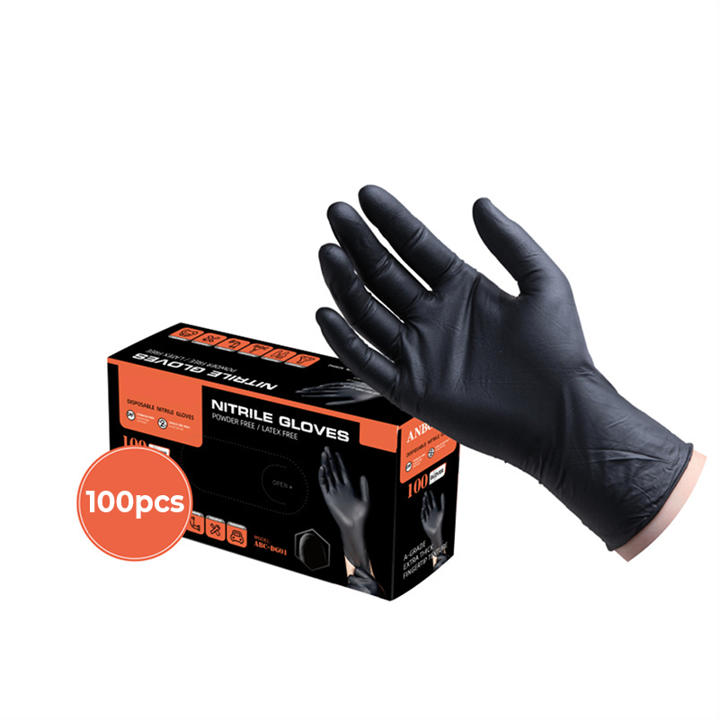 100PCS Food-Grade Disposable Nitrile Gloves