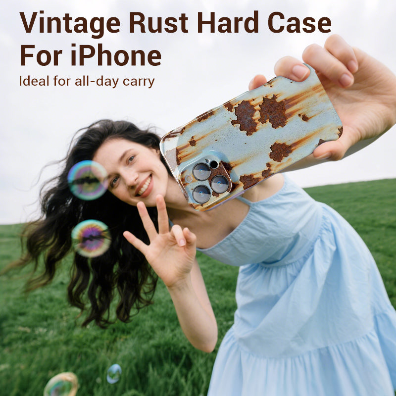 š„2025 NEW ARRIVAL š©Vintage Rust Hard Case For iPhoneāāš„Second Item at 40% Off