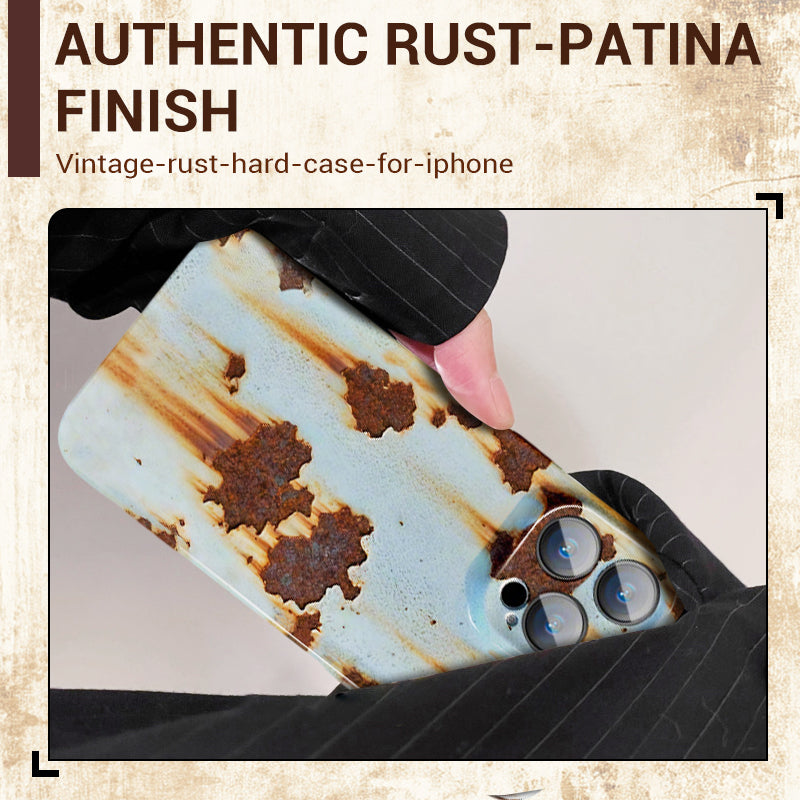 š„2025 NEW ARRIVAL š©Vintage Rust Hard Case For iPhoneāāš„Second Item at 40% Off