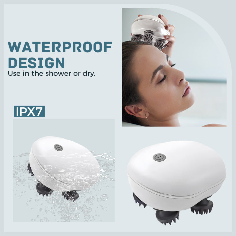 💗🐈Portable Waterproof Electric Scalp Massager