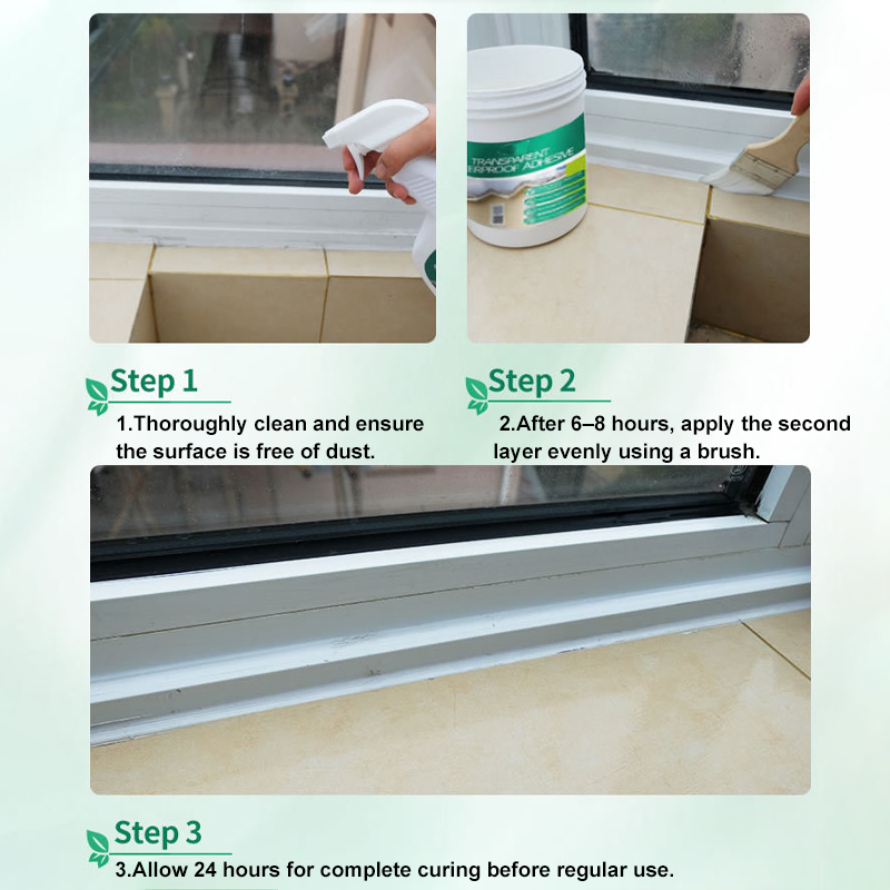 Invisible & Waterproof Sealant for Leak Repair