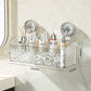 Light Luxury Style Glacier Patterned Suction Cup Shelf