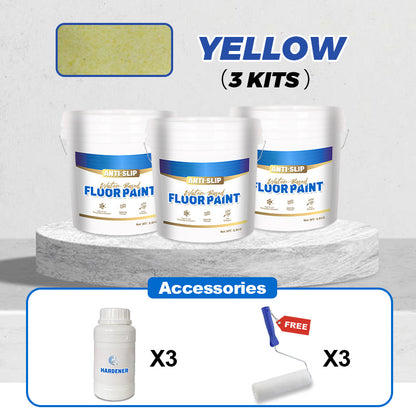 Wear-Resistant Anti-Slip Self-leveling Epoxy Floor Paint - free shipping