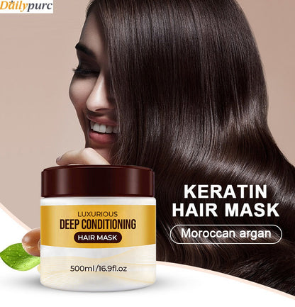 🔥Luxurious hair mask with deep conditioning