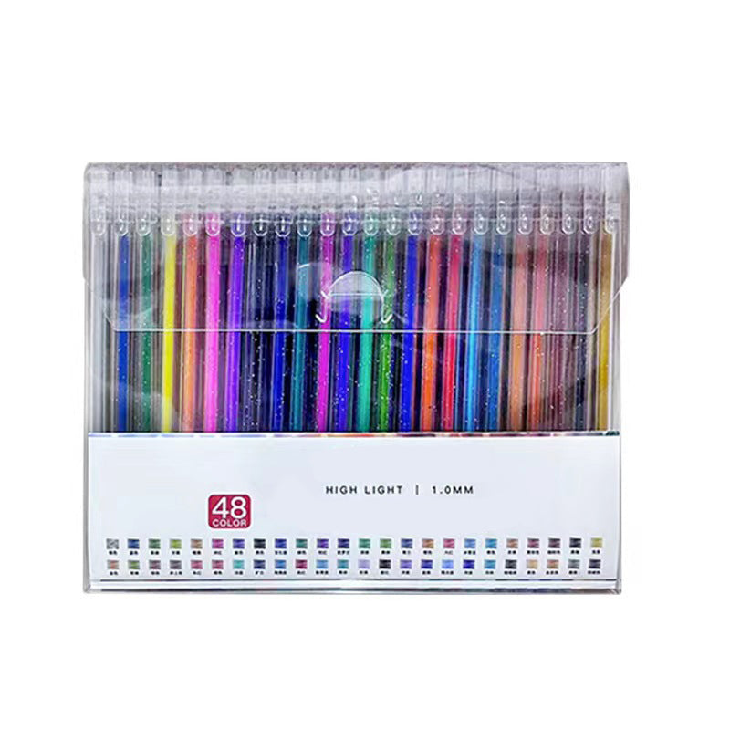 ✨ 50% OFF NOW! 🎁 Glitter Gel Pen Set – Smooth Writing, 10 Colors & Quick-Dry Ink 🎨