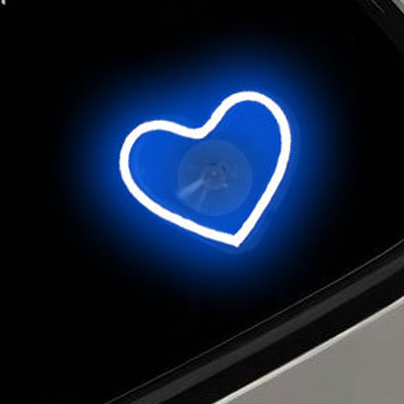 Wireless heart-shaped atmosphere light for the car
