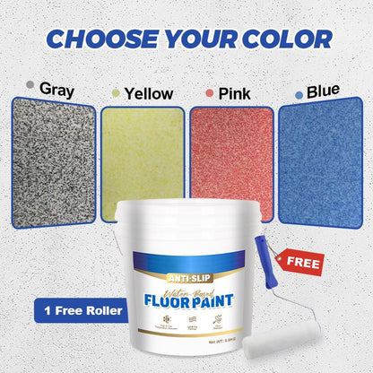Wear-Resistant Anti-Slip Self-leveling Epoxy Floor Paint - free shipping