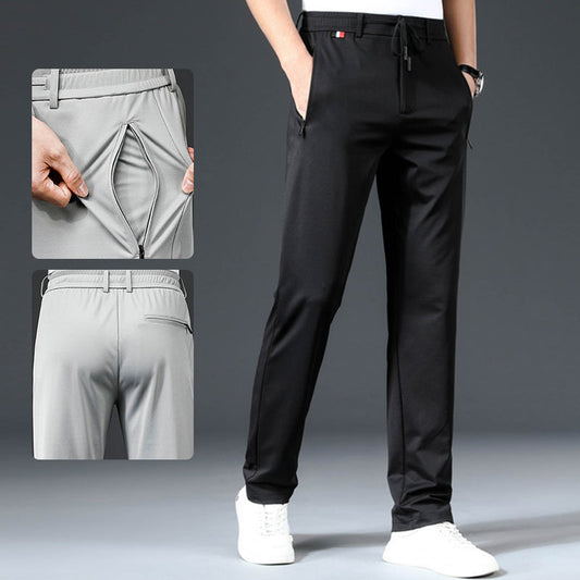 🔥Last day for free shipping👖 Men's Ice Silk Athletic Casual Pants