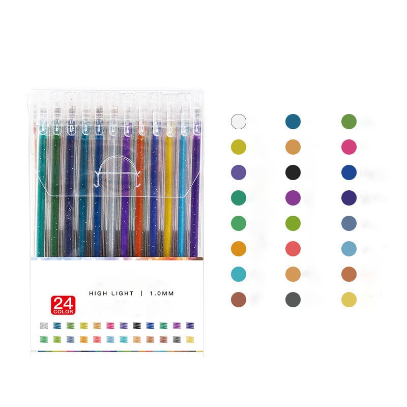 ✨ 50% OFF NOW! 🎁 Glitter Gel Pen Set – Smooth Writing, 10 Colors & Quick-Dry Ink 🎨