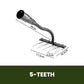 🔥Hot Sale🔥5/6/7/8 Teeth Carbon Steel Garden Weeding Rake