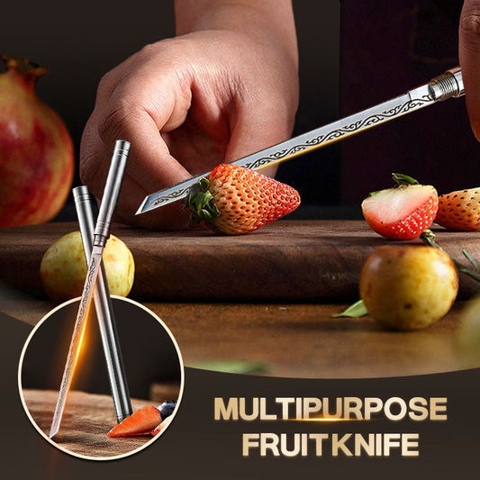 Multipurpose Outdoor Portable Fruit Knife with Sheath