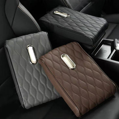 Car Armrest Cushion Pad with Tissue Box