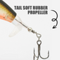 6.5g/12g propeller surface lure bionic fish hook