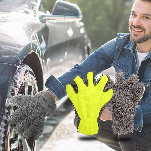 🧤✨Hot Sale49%💚Double Sided Five Finger Car Wash Gloves