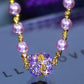 🔥2025 HOT SALE🔥 Elegant Imitation Pearl Necklace with Sparkling Magnetic Rhinestone Ball