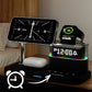 3-in-1 Wireless Charging Station with Alarm Clock