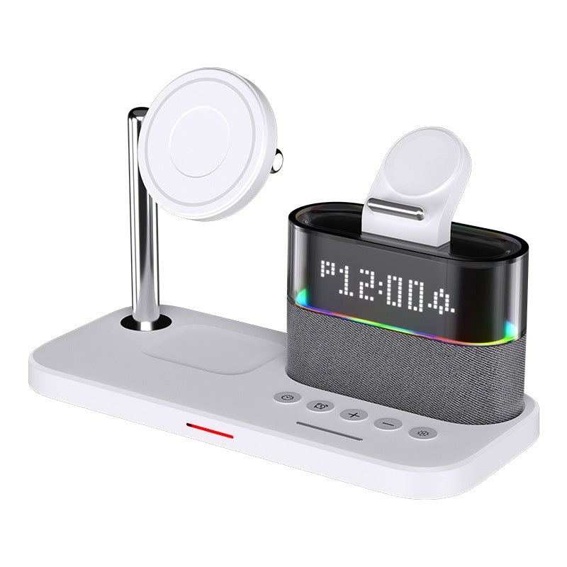3-in-1 Wireless Charging Station with Alarm Clock