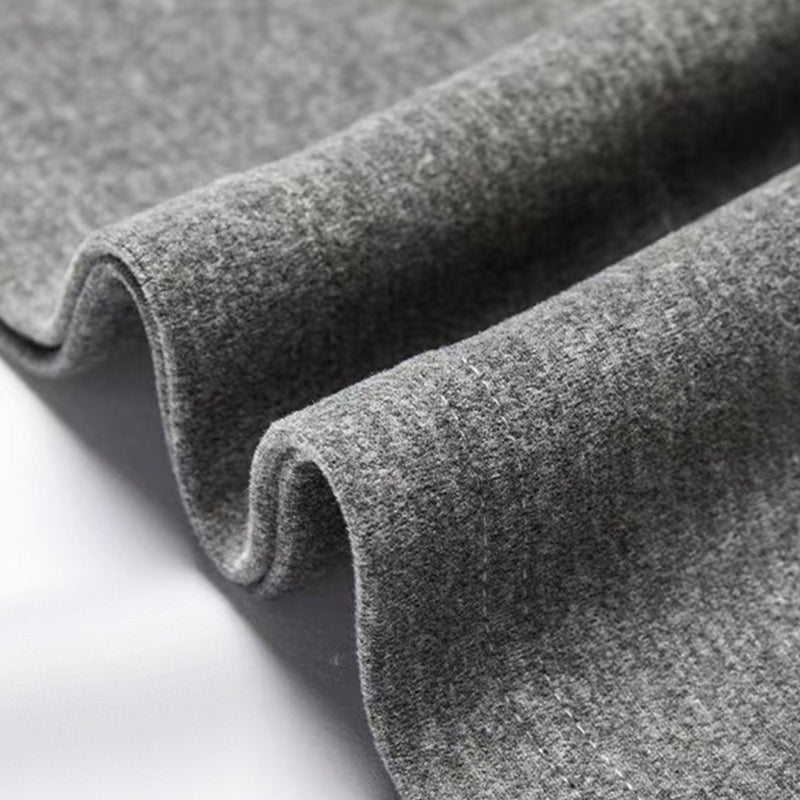 Men's V-Neck Solid Color Long Sleeve T-Shirt