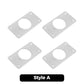 Stainless Steel Cabinet Door Hinge Plate