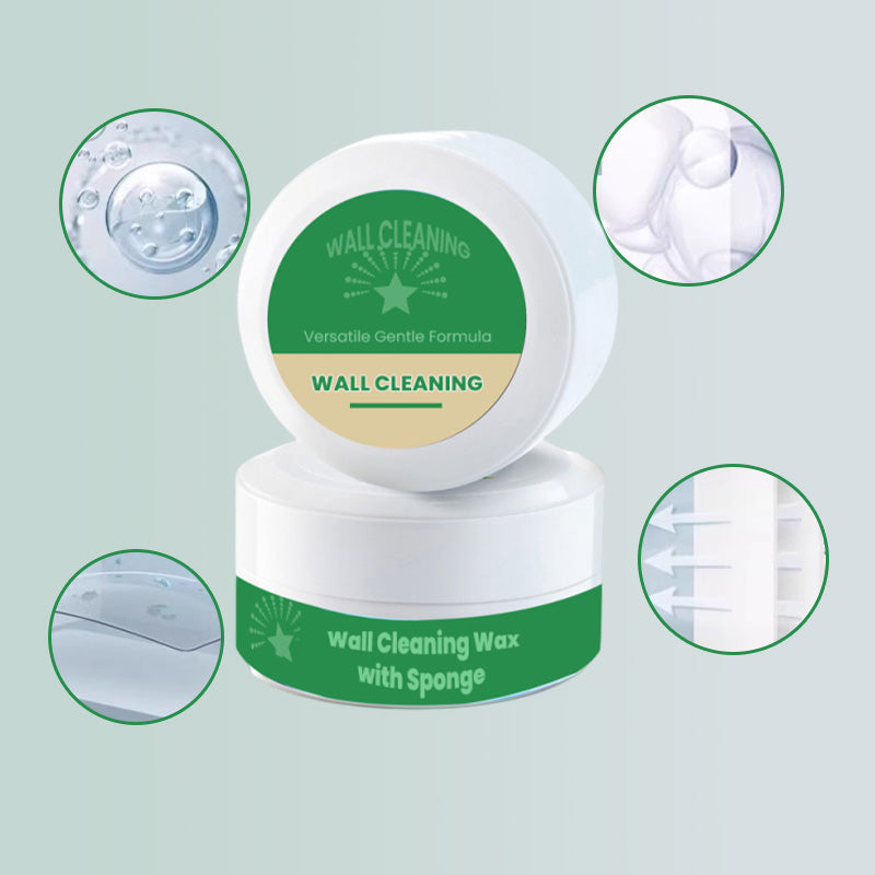 🔥2025 New Release🔥Versatile Gentle Formula Wall Cleaning Wax with Sponge