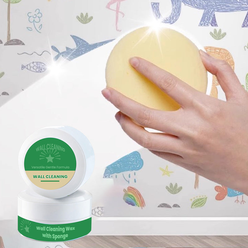 🔥2025 New Release🔥Versatile Gentle Formula Wall Cleaning Wax with Sponge