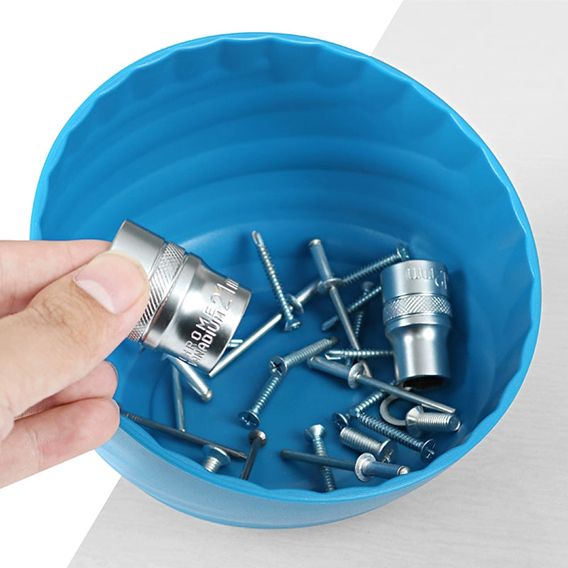 Magnetic Parts Tray for Sockets, Screws, Nuts, Bolts, and Metal Parts