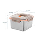 Stainless Steel Crisper Box with Portable Handle
