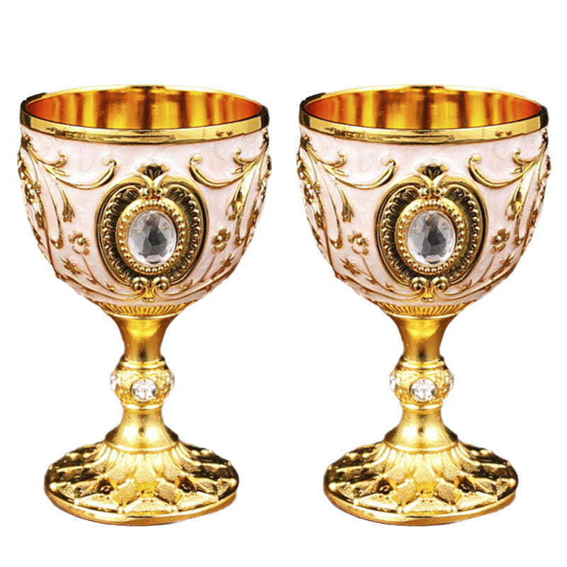 🎁 Exquisite Vintage Engraved Wine Goblet