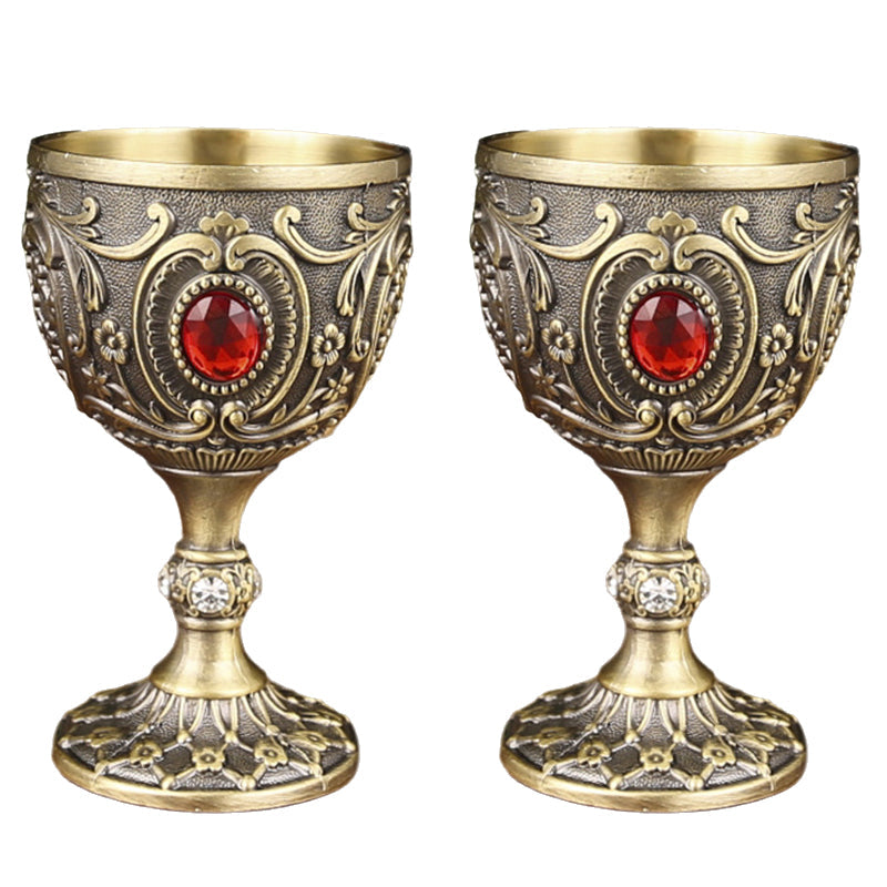 🎁 Exquisite Vintage Engraved Wine Goblet
