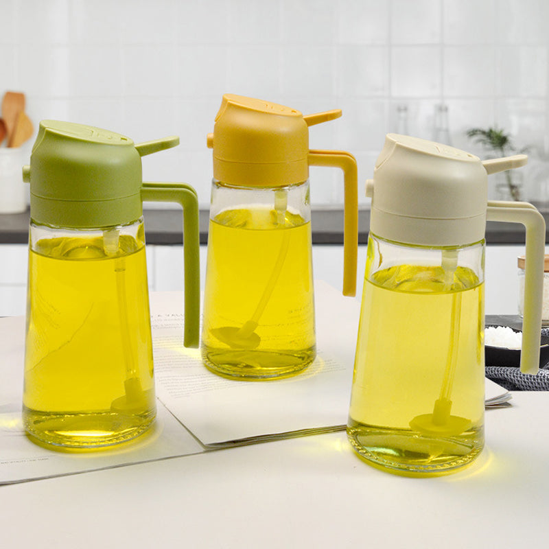 💕2 in 1 Glass Oil Sprayer & Dispenser