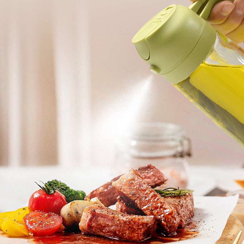 💕2 in 1 Glass Oil Sprayer & Dispenser